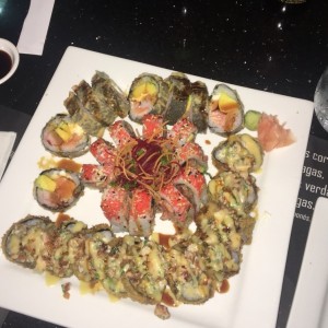tiger, spicy tuna y kung fu panda
