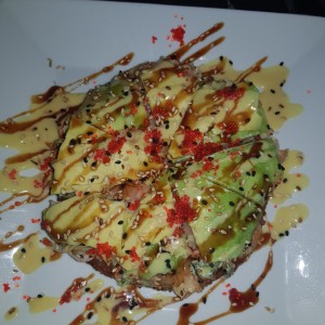 Entradas Calientes - Pizza japonesa