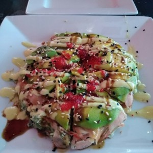 pizza japonesa de entrada