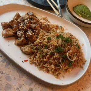 Mixto (pollo, filete y langostinos)