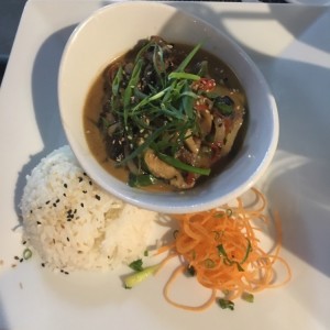 Pollo y filete en salsa de ostras! Delicioso