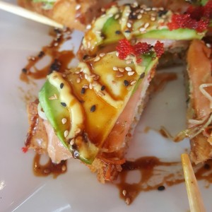 Entradas Calientes - Pizza japonesa