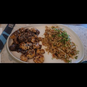 Mixto (pollo, filete y langostinos)