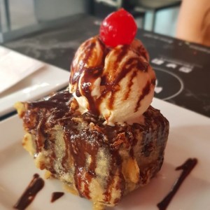 Postres - Brownie tempurizado