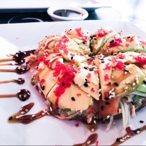 Entradas Calientes - Pizza japonesa