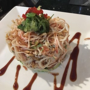 ensalada de cangrejo