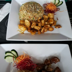 Yakimeshi - Pollo y Yakimeshi - Filete