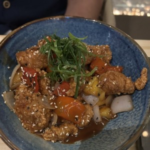 Platos Calientes - Pollo Agridulce