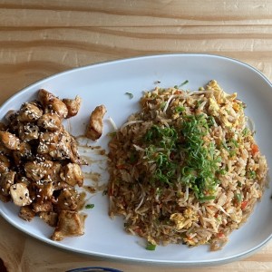 Mixto (pollo, filete y langostinos)