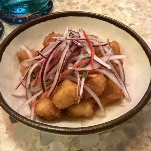 Ceviche Frito de Pescado Blanco