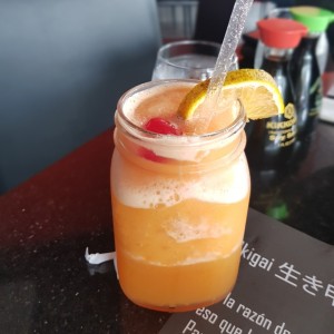 naranja, zanahoria y jenjibre