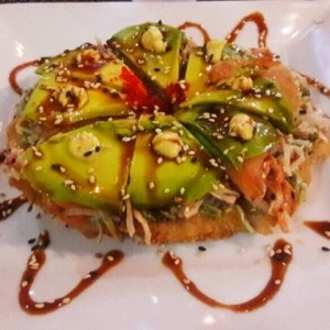 Entradas Calientes - Pizza japonesa