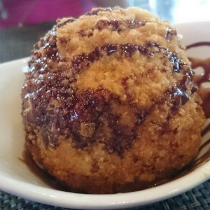 Helado frito