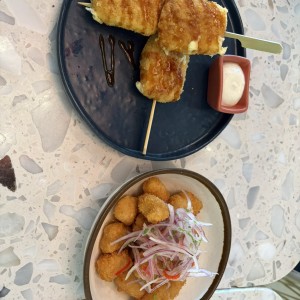 Entradas - Brochetas de Queso
