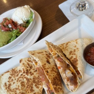 Appetizers - GRILLED CHICKEN QUESADILLAS