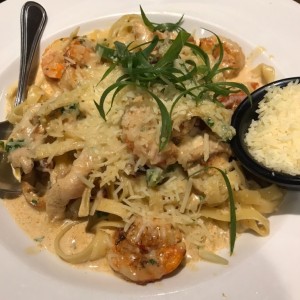 cajun chicken n shrimp pasta