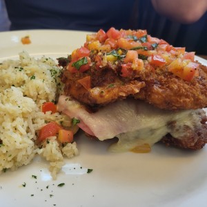 Miami Cubano chicken stacked