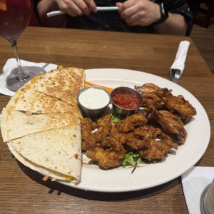 Wings, quedasillas y strings de pollo