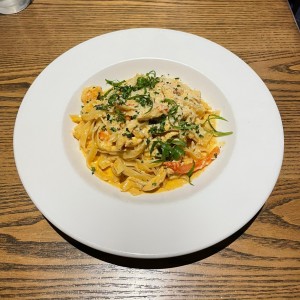 Cajun Shrimp & Chicken Pasta