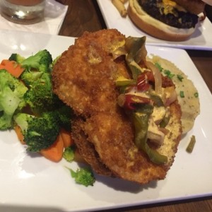 milanesa de pollo