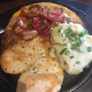 Sizzling Chicken and Shrimp