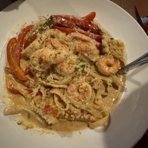 CAJUN SHRIMP & CHICKEN PASTA