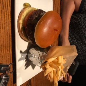 Fridays signature burger