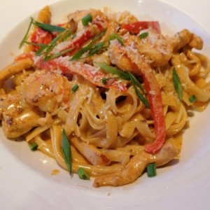 Cajun shrimp & chicken padta
