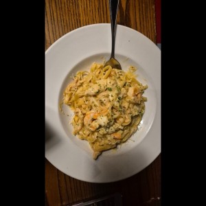 CAJUN SHRIMP & CHICKEN PASTA