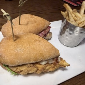 CHICKEN FINGER BLT SANDWICH