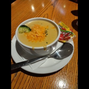 Saladas & Soup - BROCCOLI CHEESE SOUP