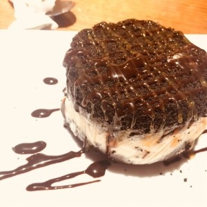 Helado de oreo