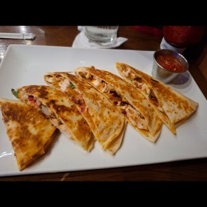 Appetizers - GRILLED CHICKEN QUESADILLAS