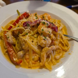 CAJUN SHRIMP & CHICKEN PASTA