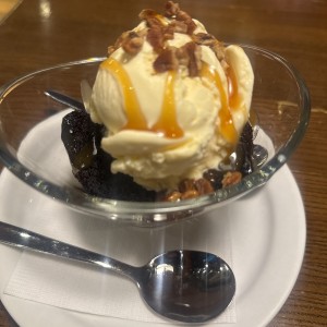 Chocolate Turtle con helado