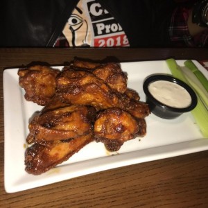 alitas en salsa jack daniels