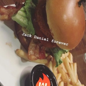 hamburguesa jack daniel