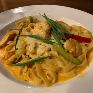 CAJUN SHRIMP & CHICKEN PASTA