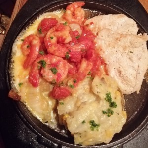 sizzling chiken & shrimp