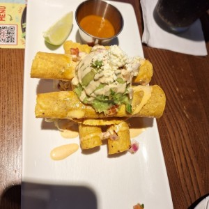 ROASTED CHICKEN TAQUITO STACK