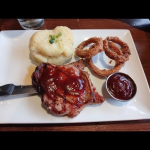 BBQ pork chop