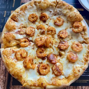Pizza de camarones 