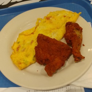 torta huevo y pollo