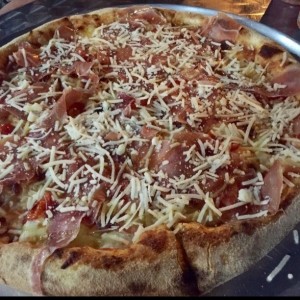 Italiana (con jamon serrano+tomates cherry).
