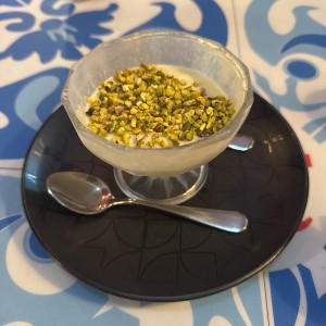 Panna Cotta de Pistacho