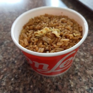 arroz frito con vegetales