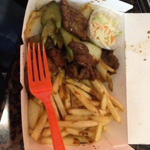 bistec picado con papas