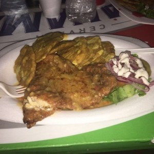 Filete de Pescado al ajillo 