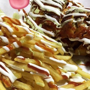 pollo asado con papas