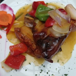 Costillitas con vegetales